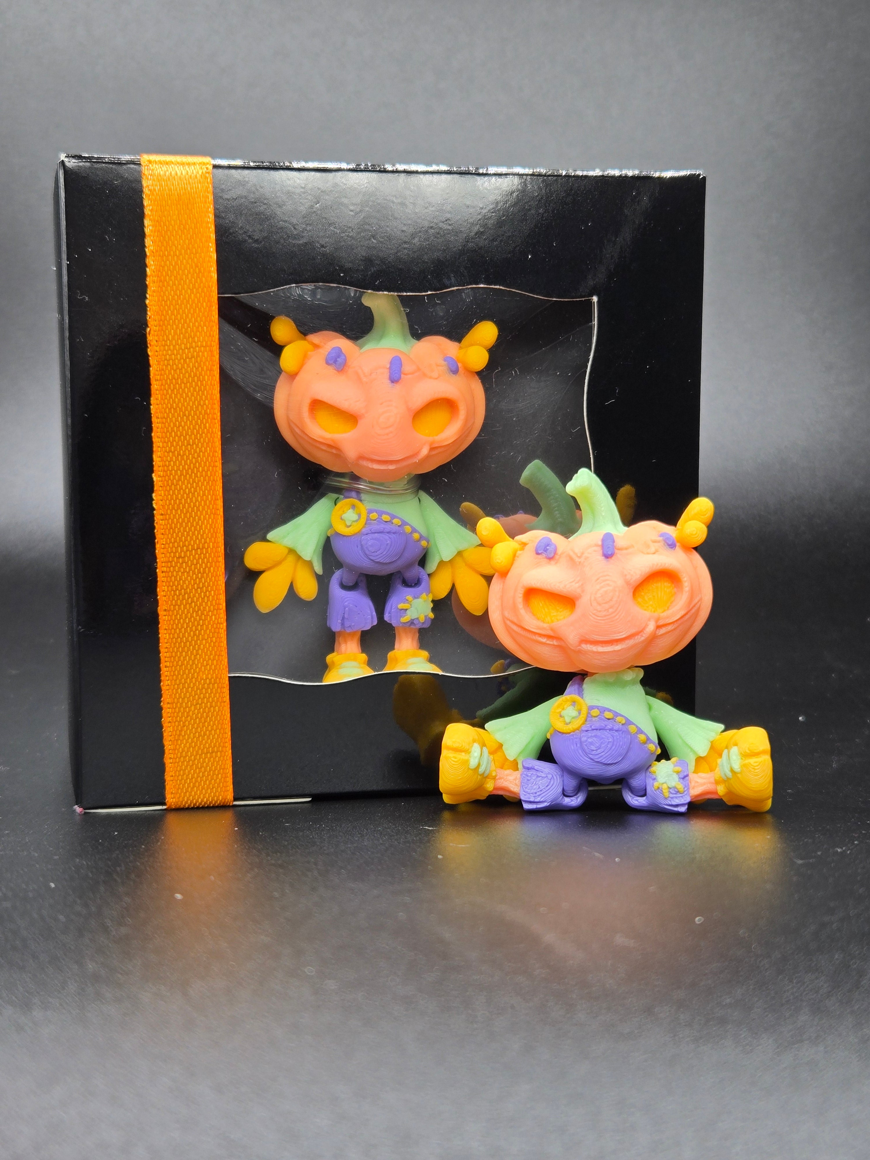 Mini Pumpkin Boy - Angry or Happy