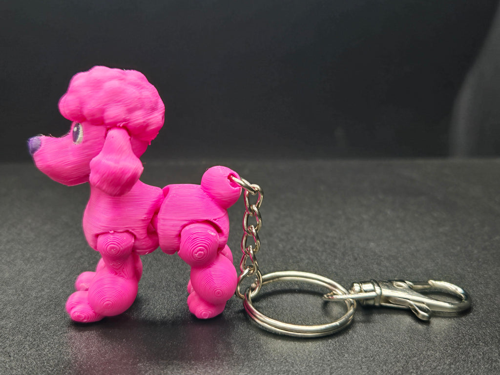Poodle Key Chain