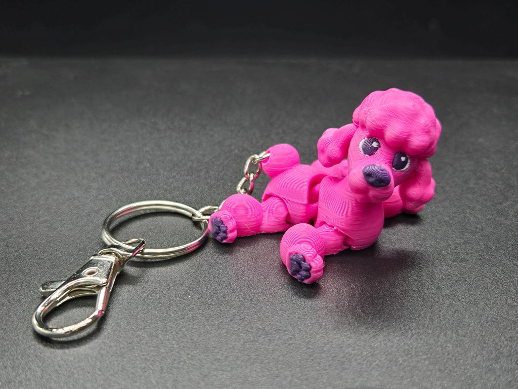 Poodle Key Chain