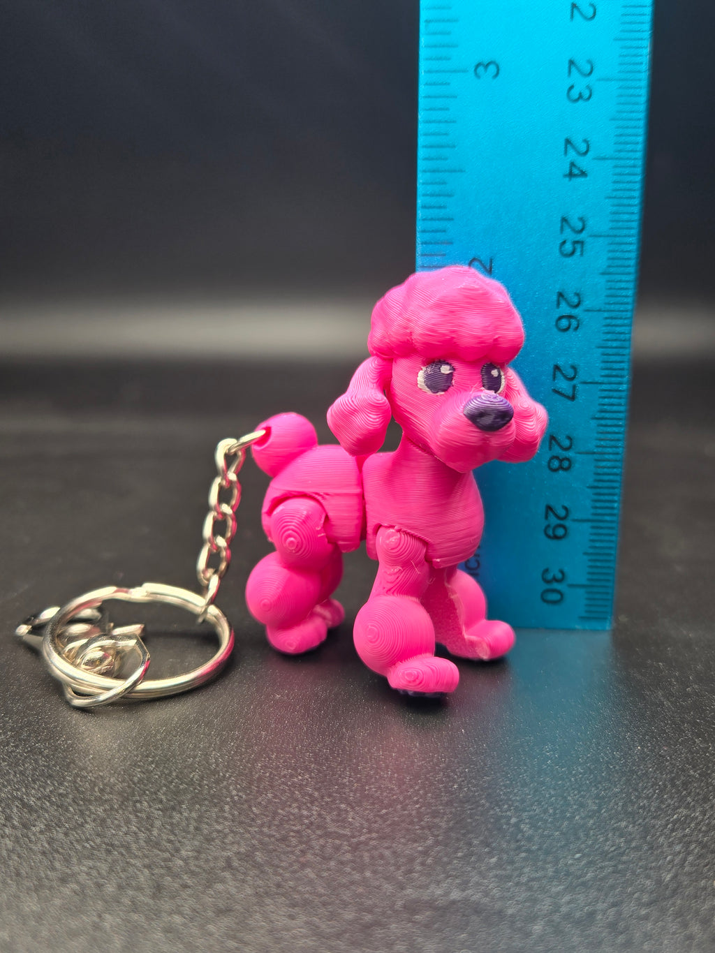 Poodle Key Chain