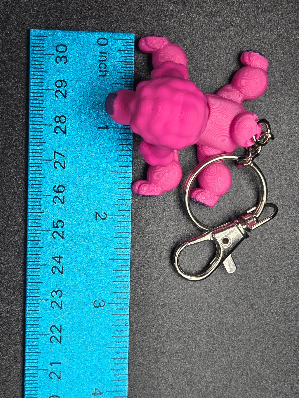 Poodle Key Chain