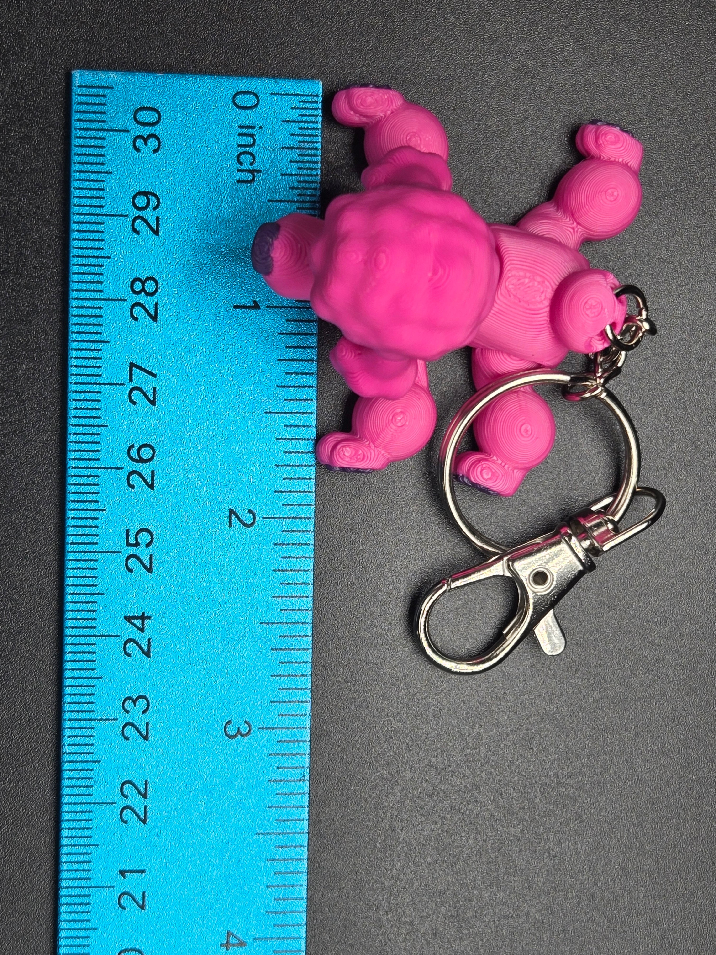 Poodle Key Chain