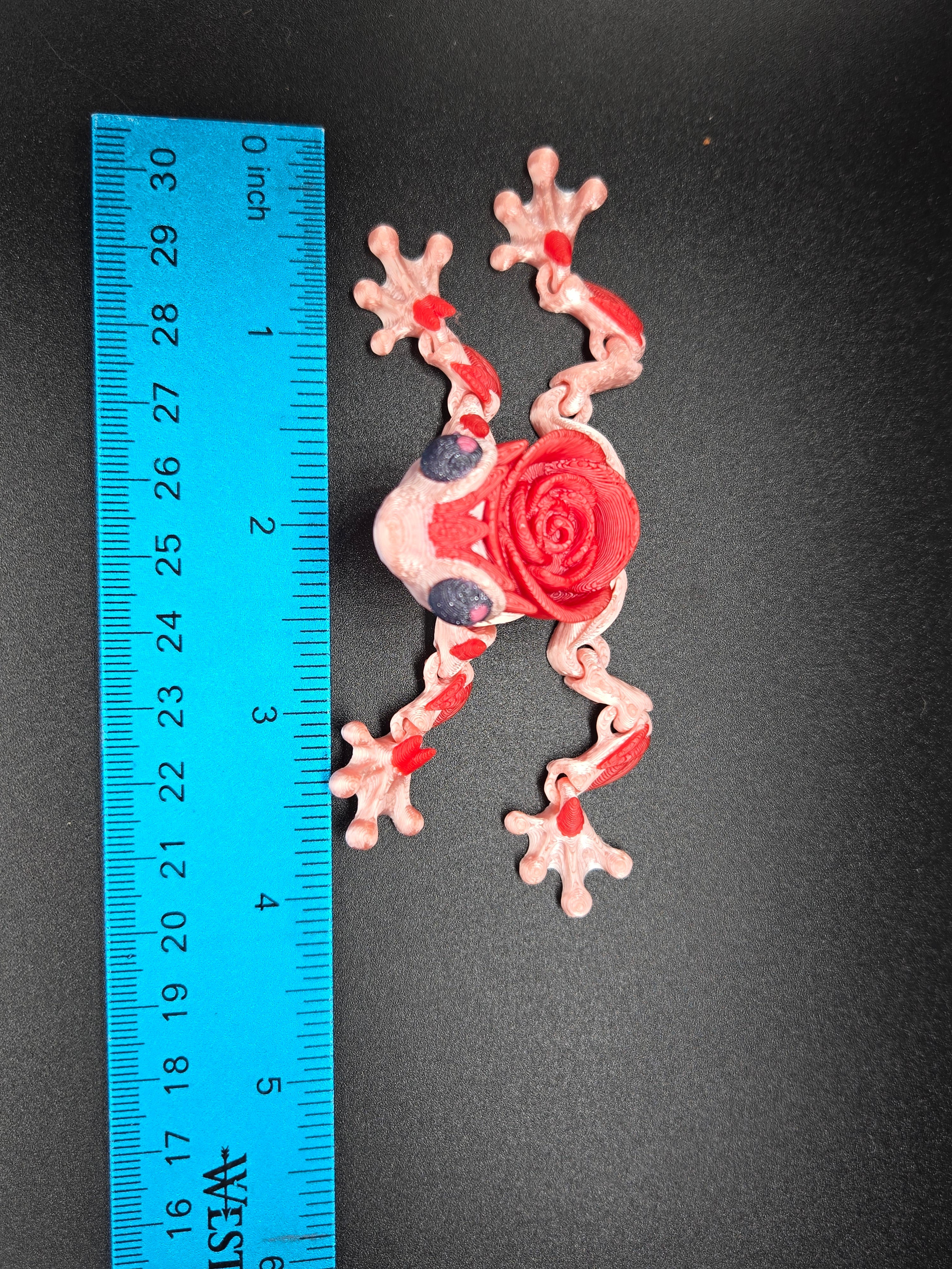 Valentine's Rose Frog