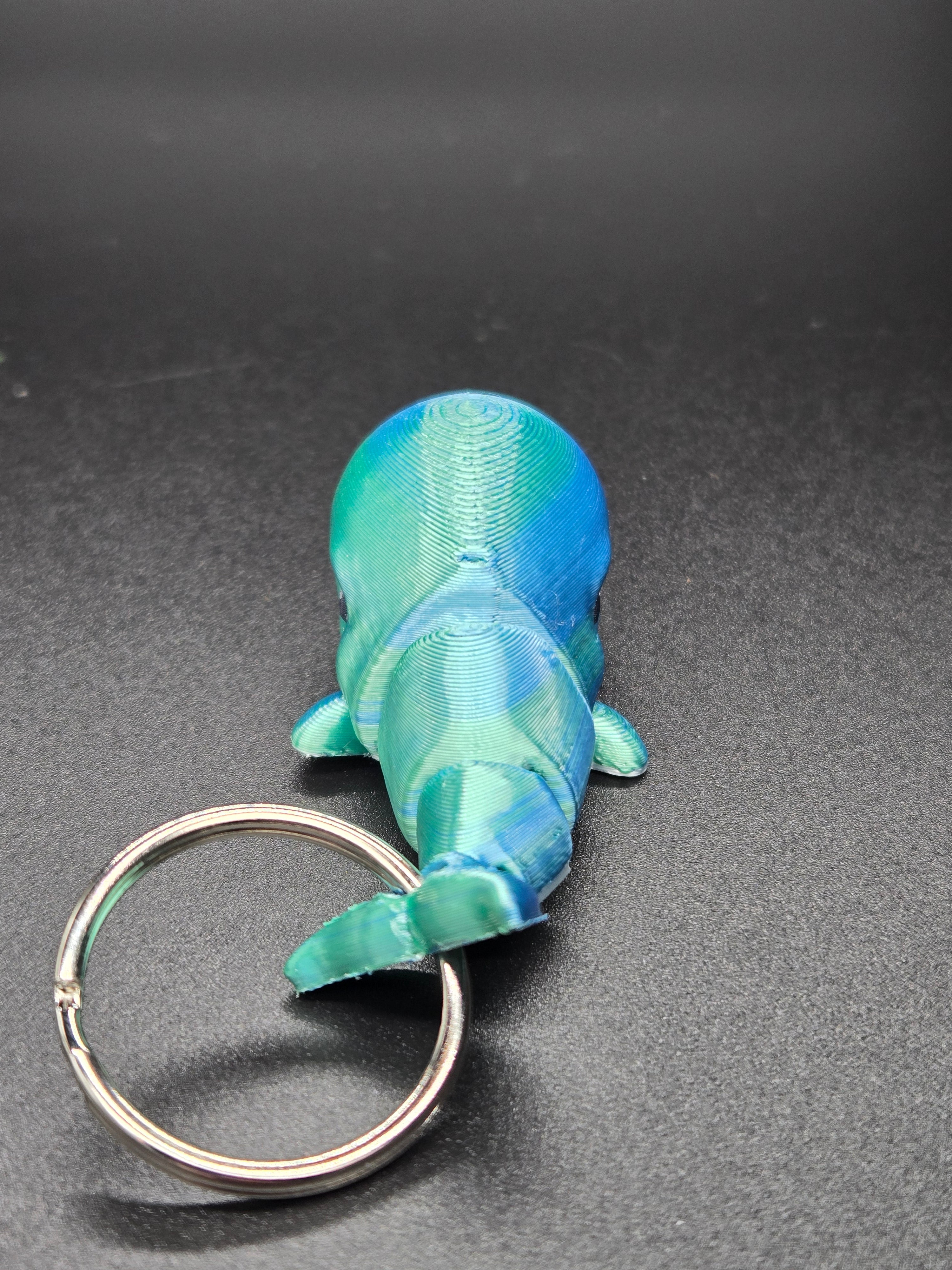 Wiggly Whale Key Chain