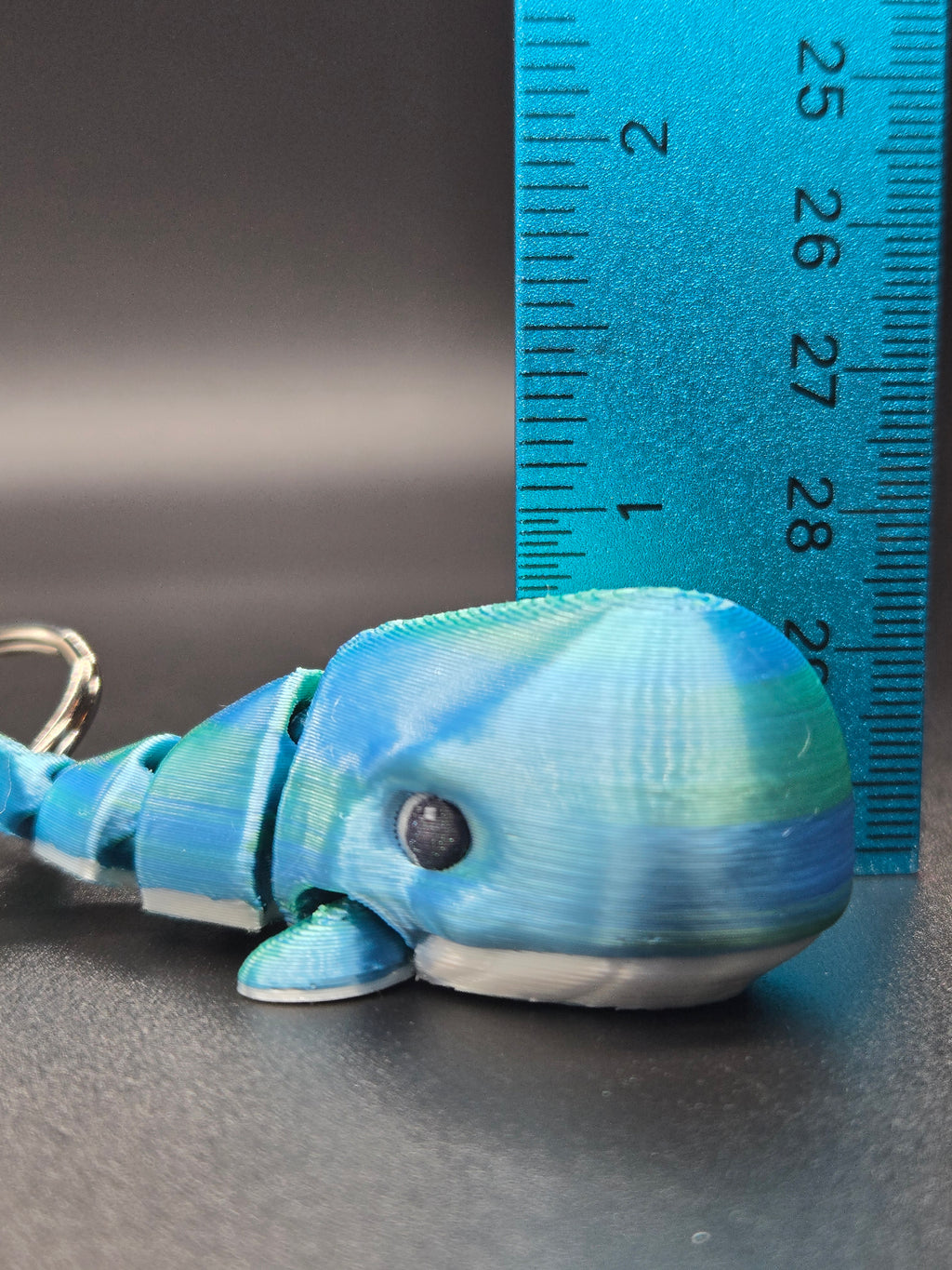 Wiggly Whale Key Chain