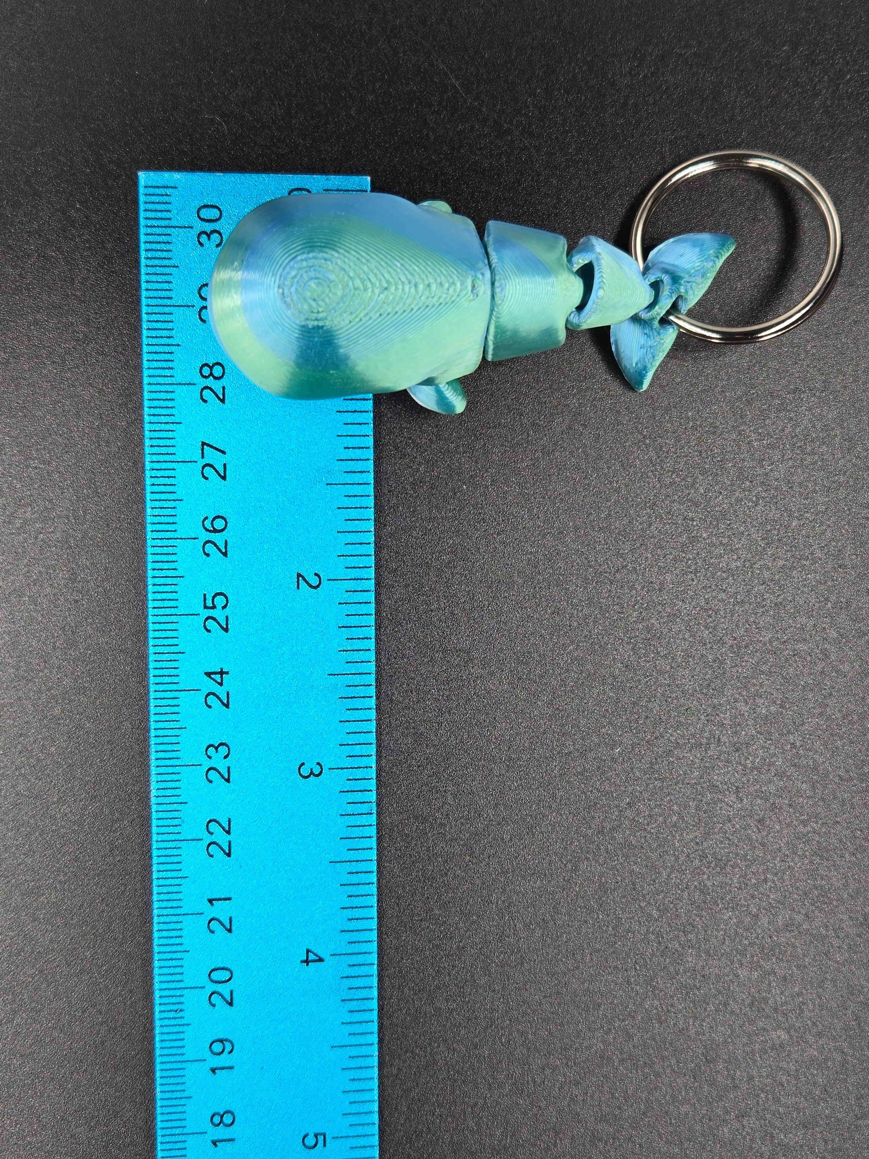 Wiggly Whale Key Chain
