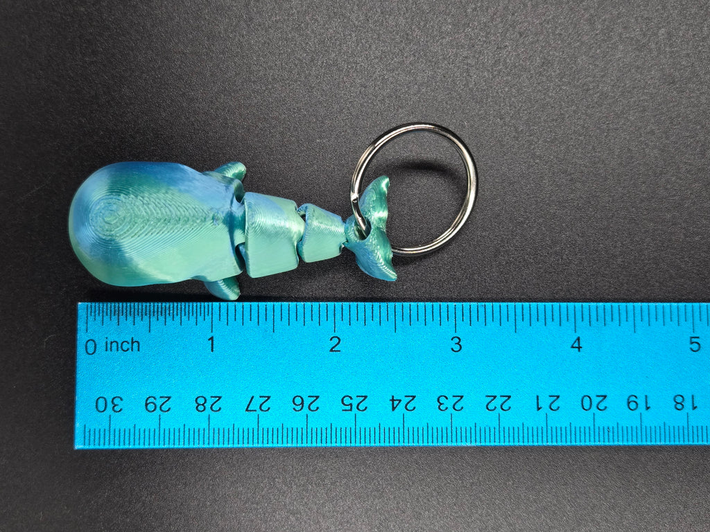 Wiggly Whale Key Chain