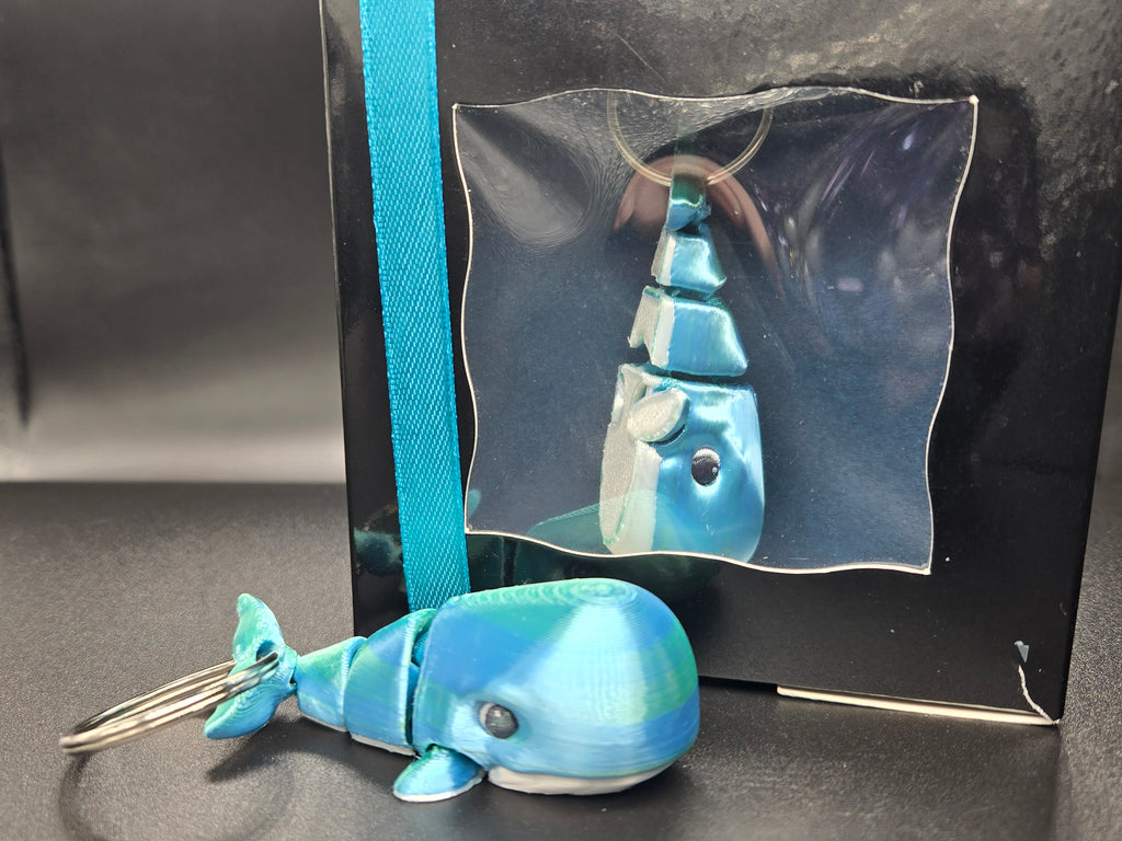 Wiggly Whale Key Chain