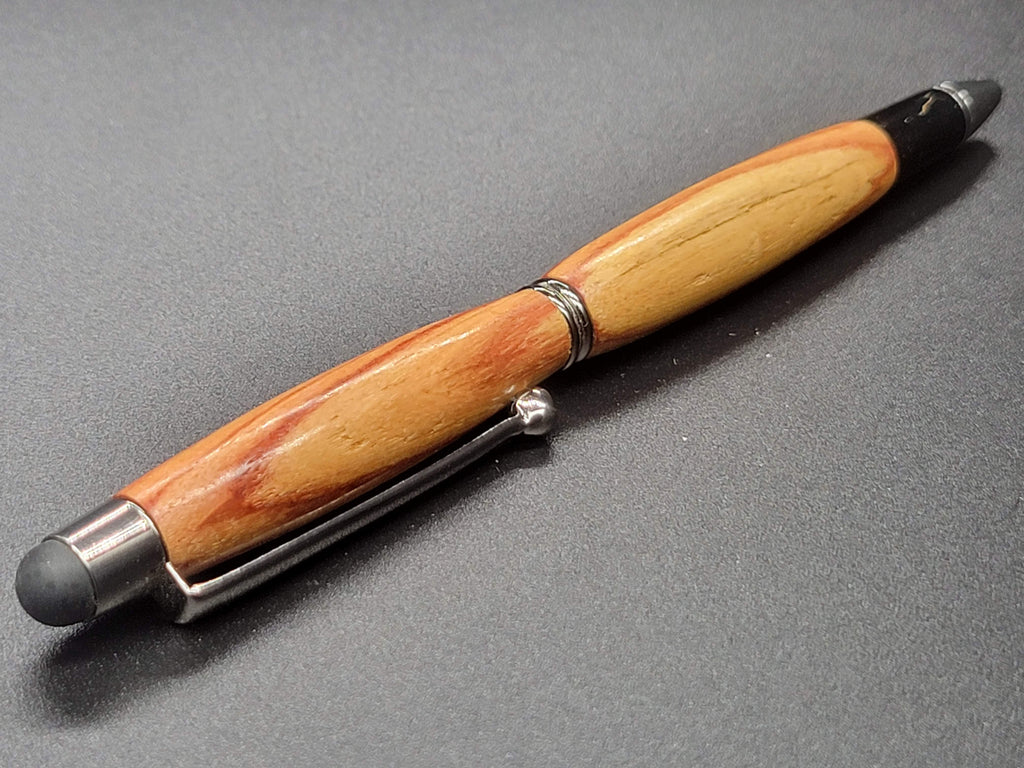 Stylus Twist Gun Metal Pen – Marble Wood