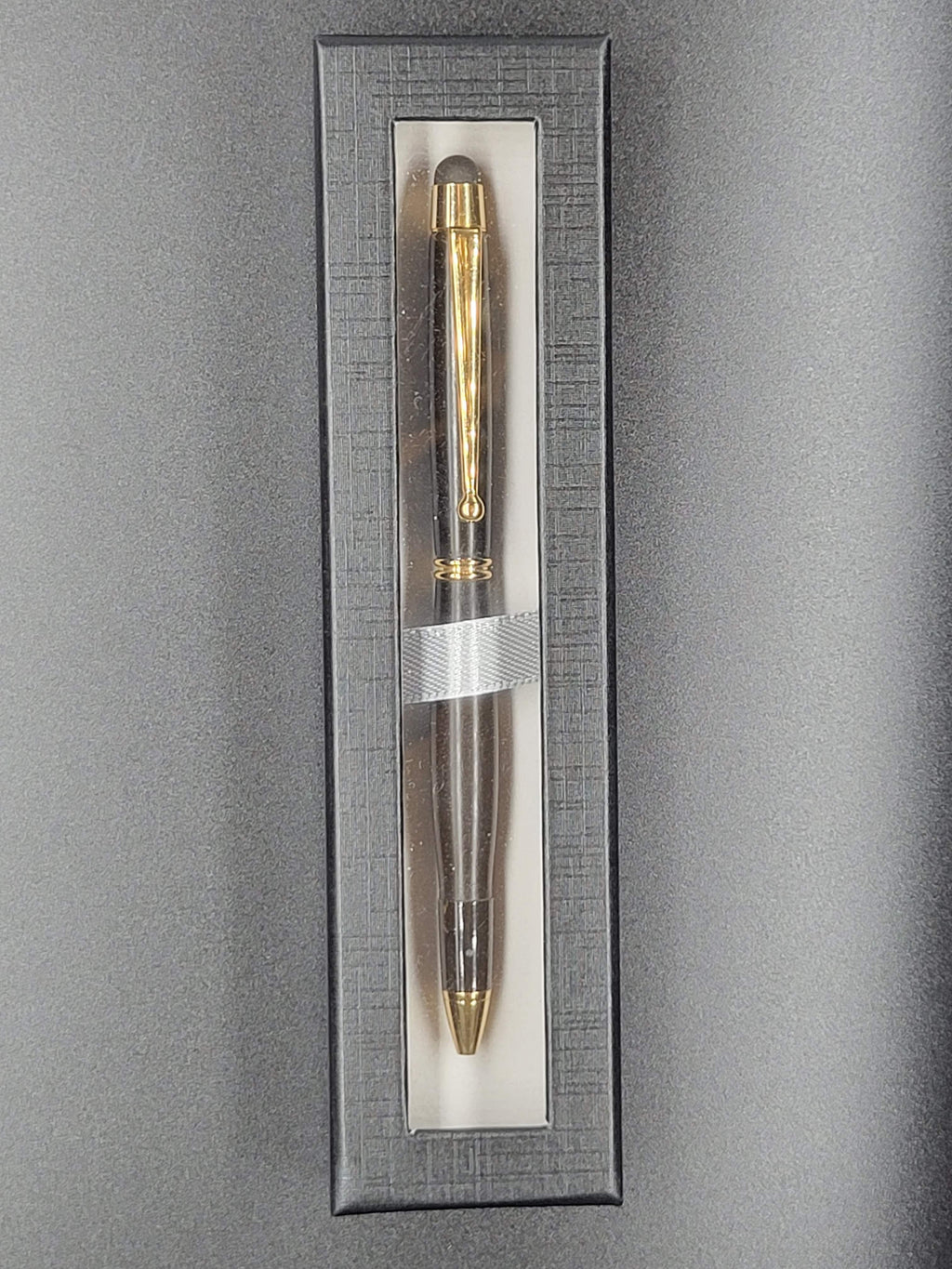 Stylus Twist Gold Pen – Black Acrylic