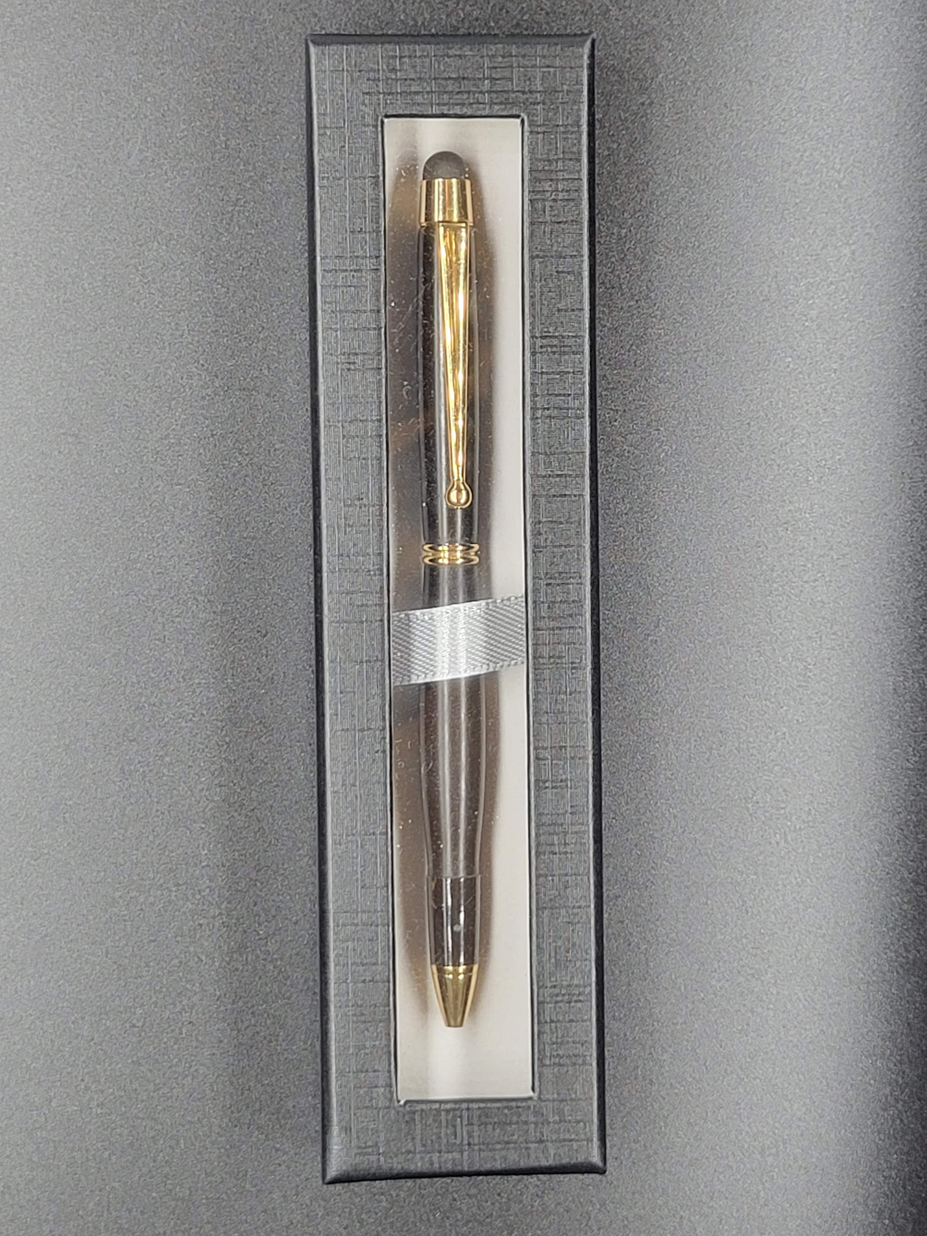 Stylus Twist Gold Pen – Black Acrylic