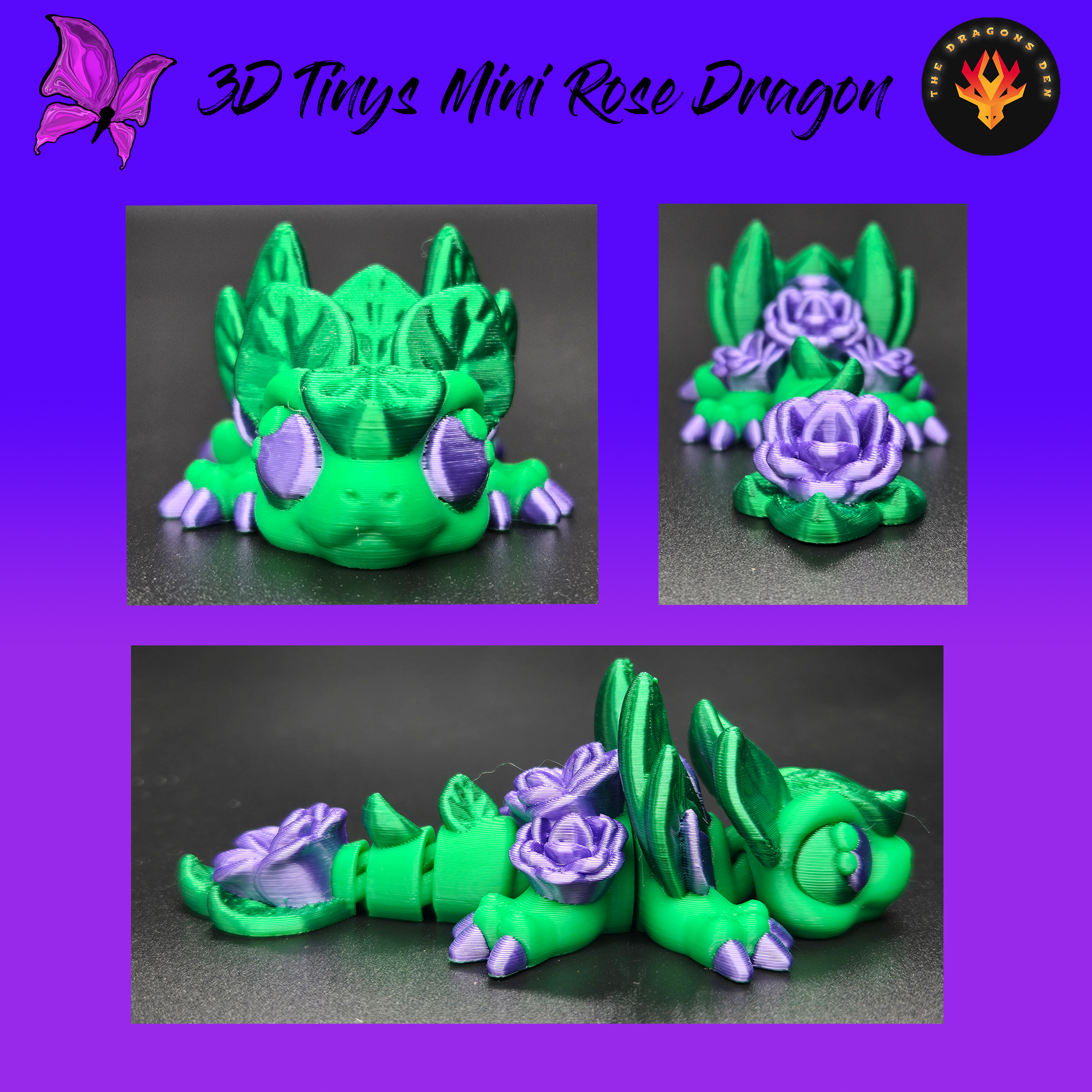 Tinys Mini Rose Dragon