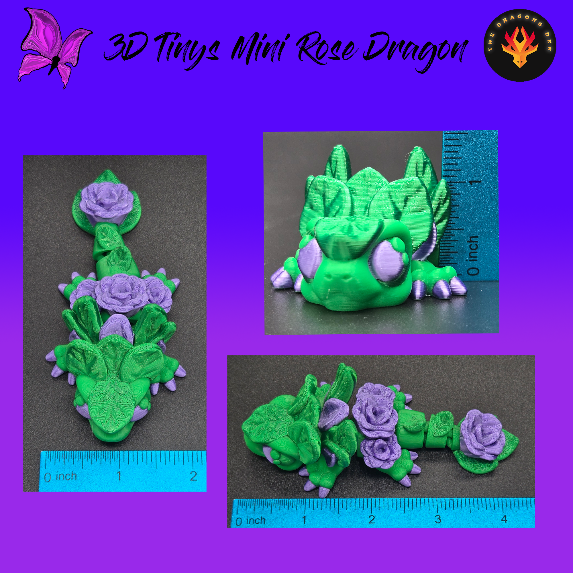 Tinys Mini Rose Dragon