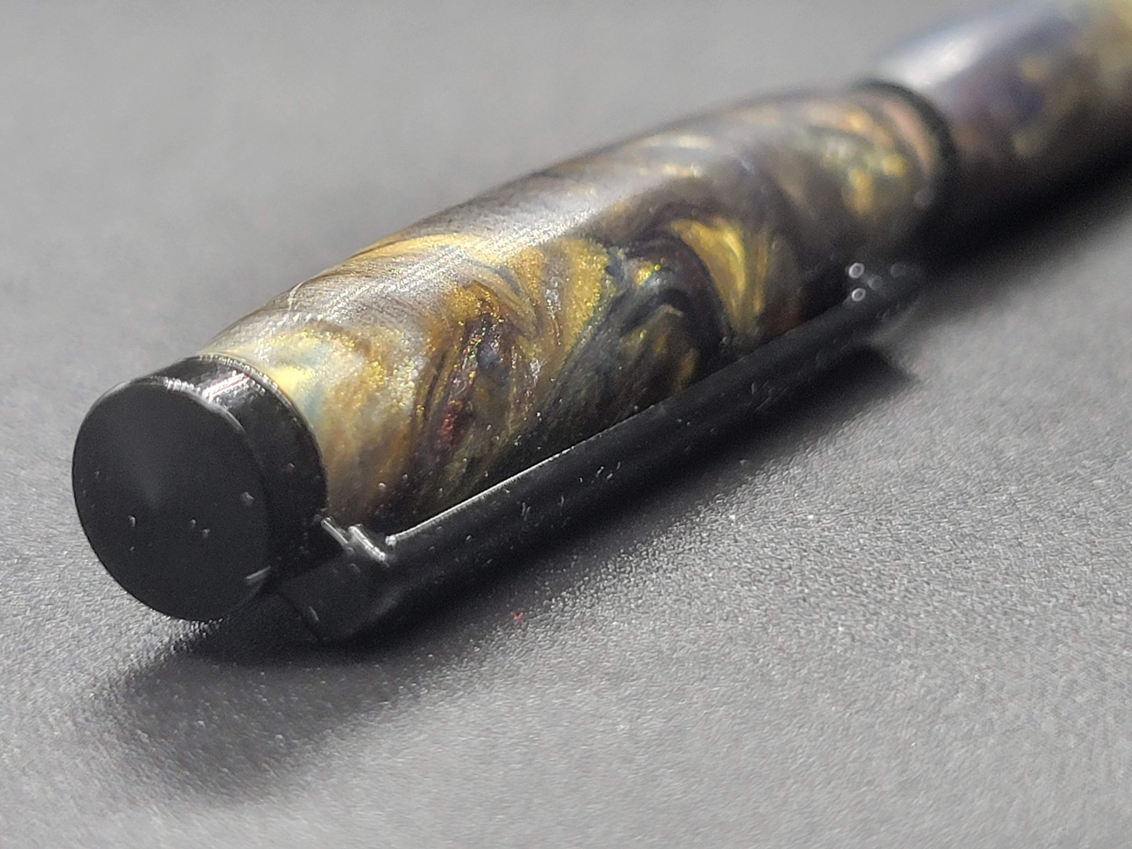 Slimline Black Chrome Pen – Starry Night Acrylic