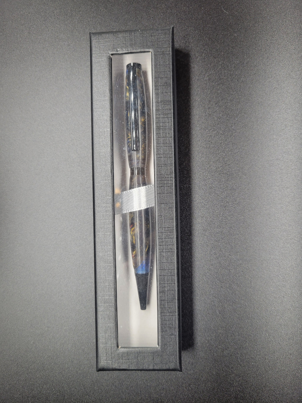 Slimline Black Chrome Pen – Starry Night Acrylic
