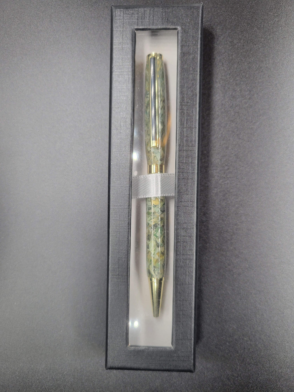 Slimline Gold Pen – “Money!” Acrylic