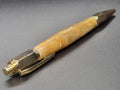 Vertex Gold Pen - Gold and Blue Swirl Acrylic
