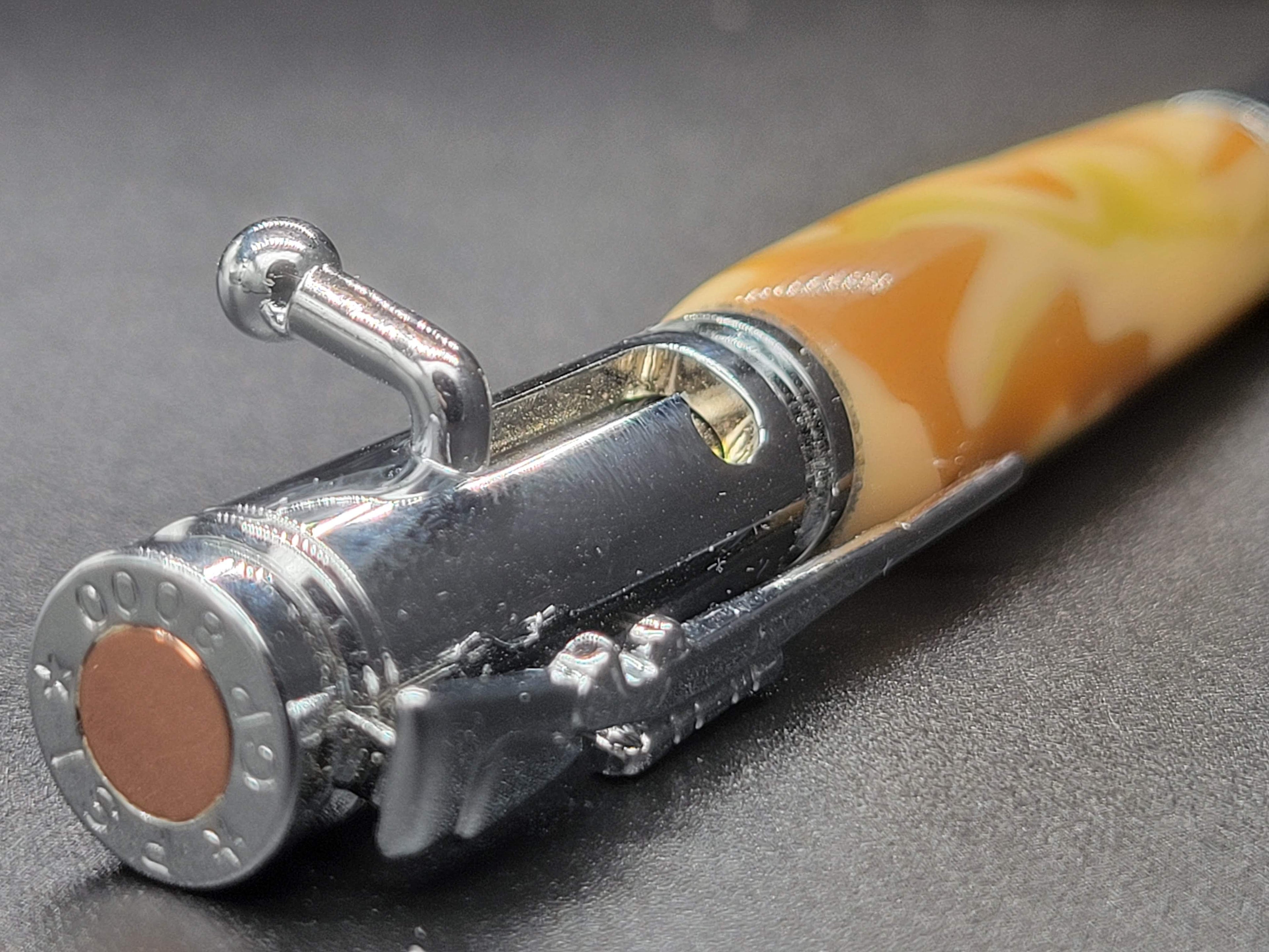 Bolt Action .30 Caliber Chrome – Acrylic Desert Camo