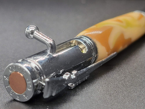 Bolt Action .30 Caliber Chrome – Acrylic Desert Camo