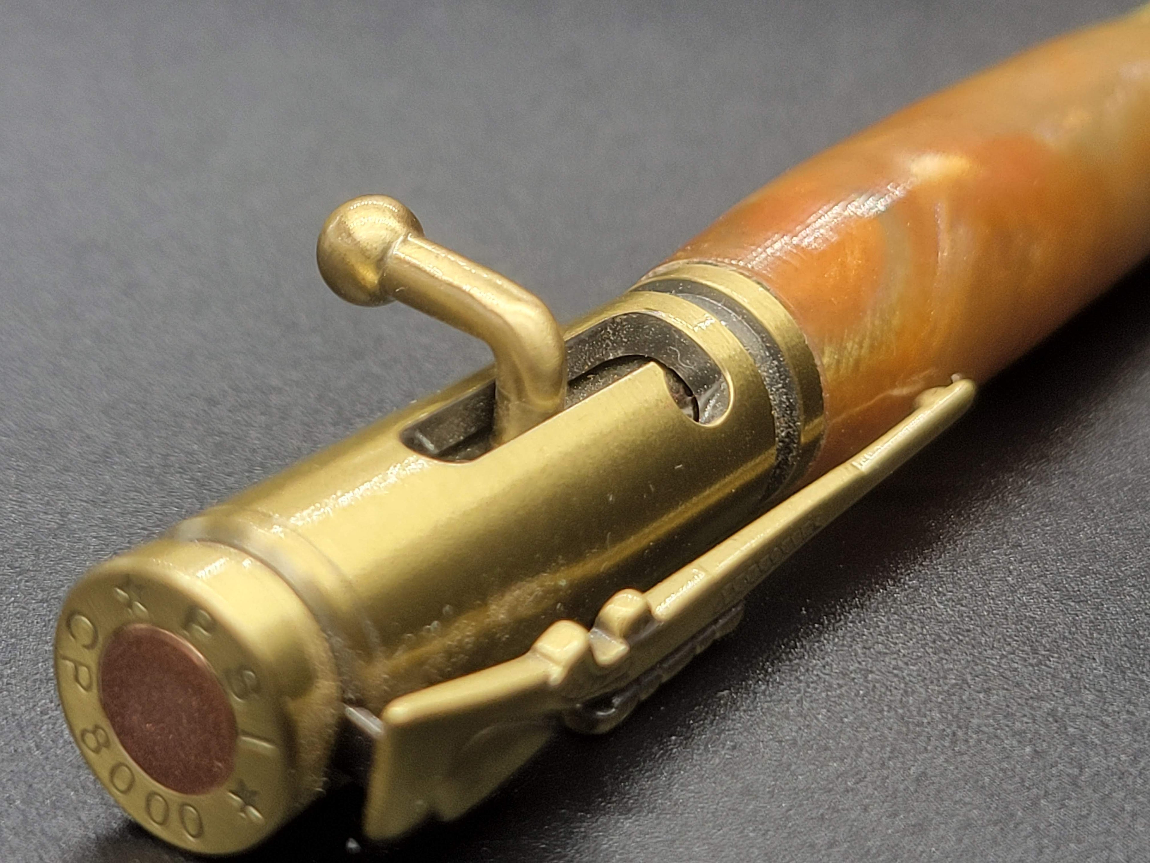 Bolt Action .30 Caliber 24k Gold – Gold-Blue Shimmer