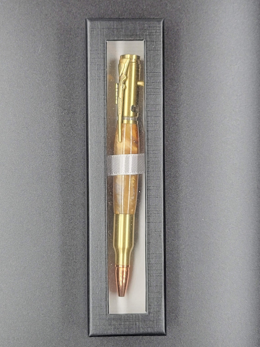 Bolt Action .30 Caliber 24k Gold – Gold-Blue Shimmer
