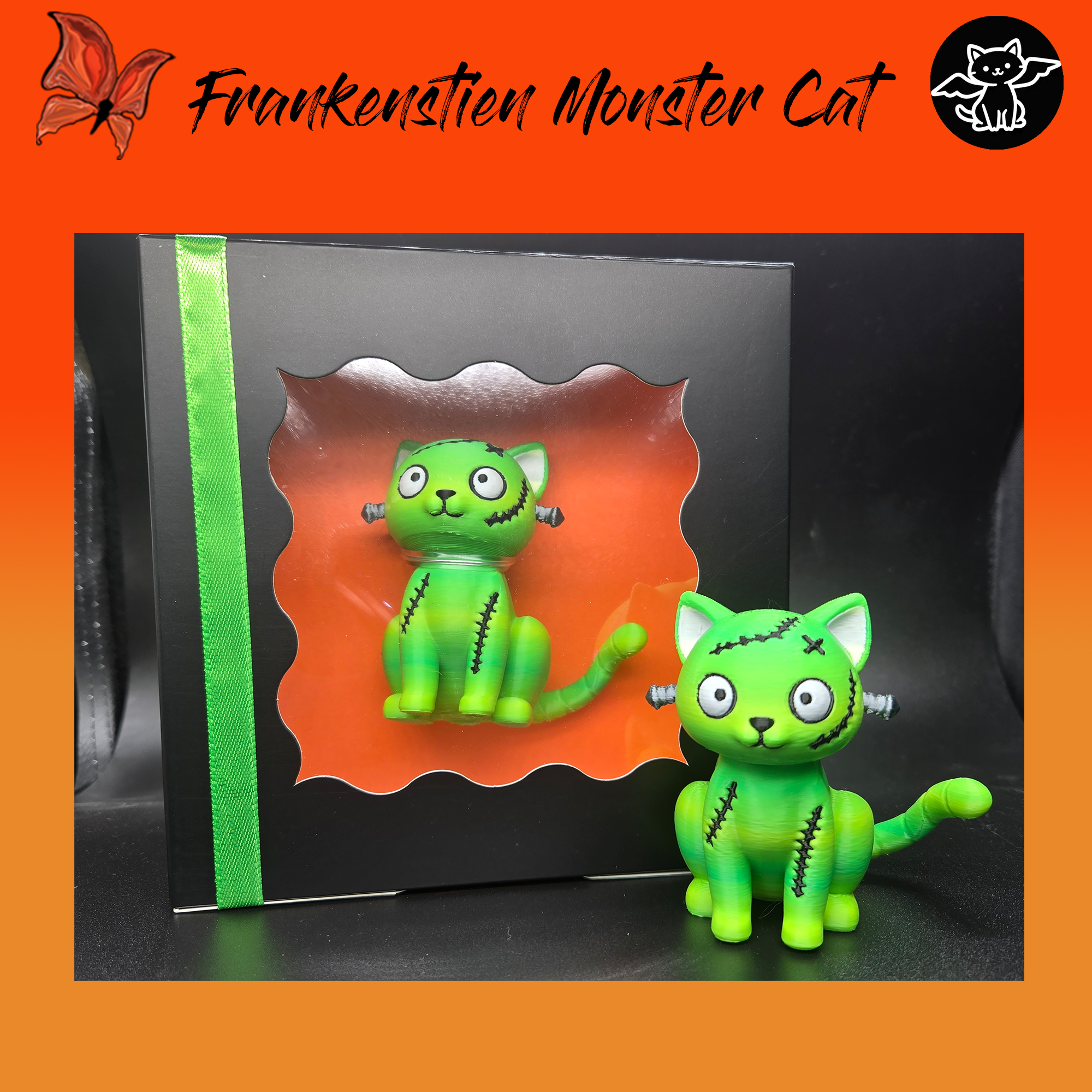 Frankenstein Monster Cat
