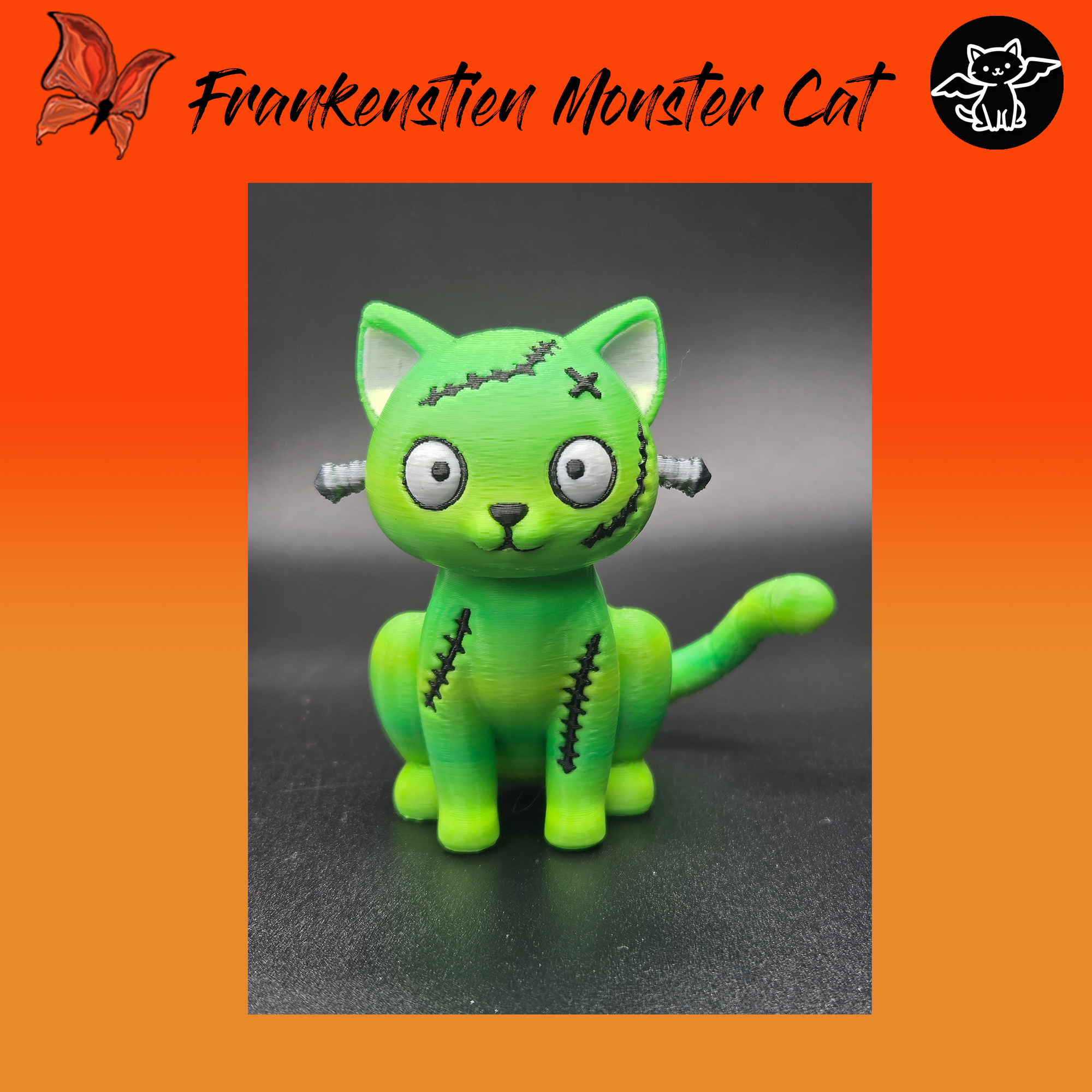 Frankenstein Monster Cat