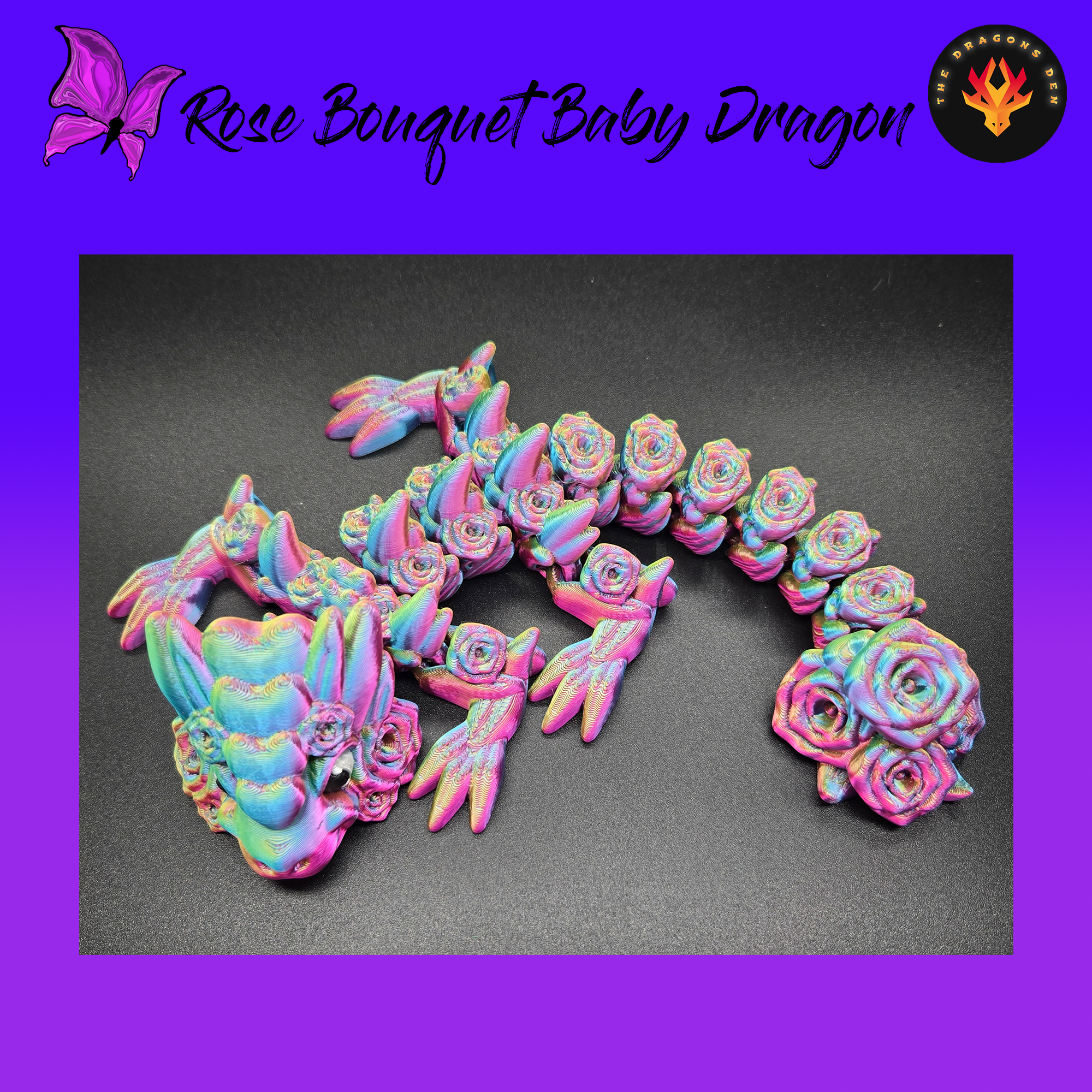 Rose Bouquet Baby Dragon