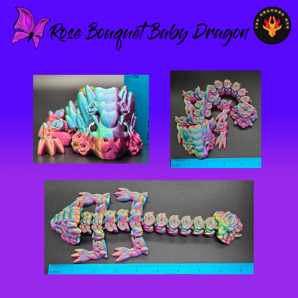 Rose Bouquet Baby Dragon